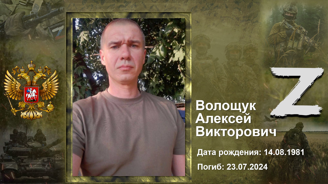 ВОЛОЩУК АЛЕКСЕЙ ВИКТОРОВИЧ ВОЛОЩУК АЛЕКСЕЙ ВИКТОРОВИЧ